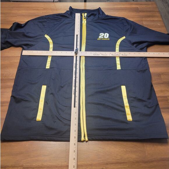 Chase Authentics NASCAR Jacket XL Matt Kenseth #20 Black Yellow – EUC - Picture 3 of 12
